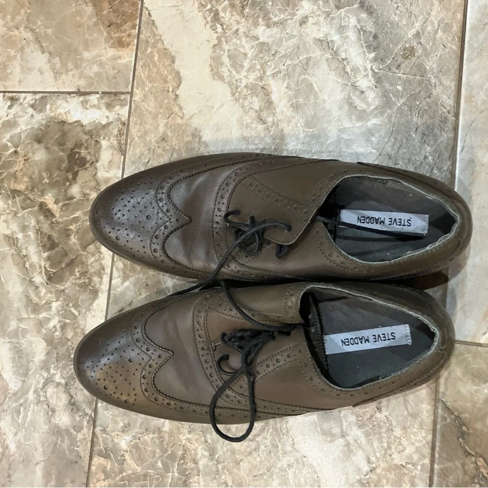 Steve Madden brown Gionni Oxfords
